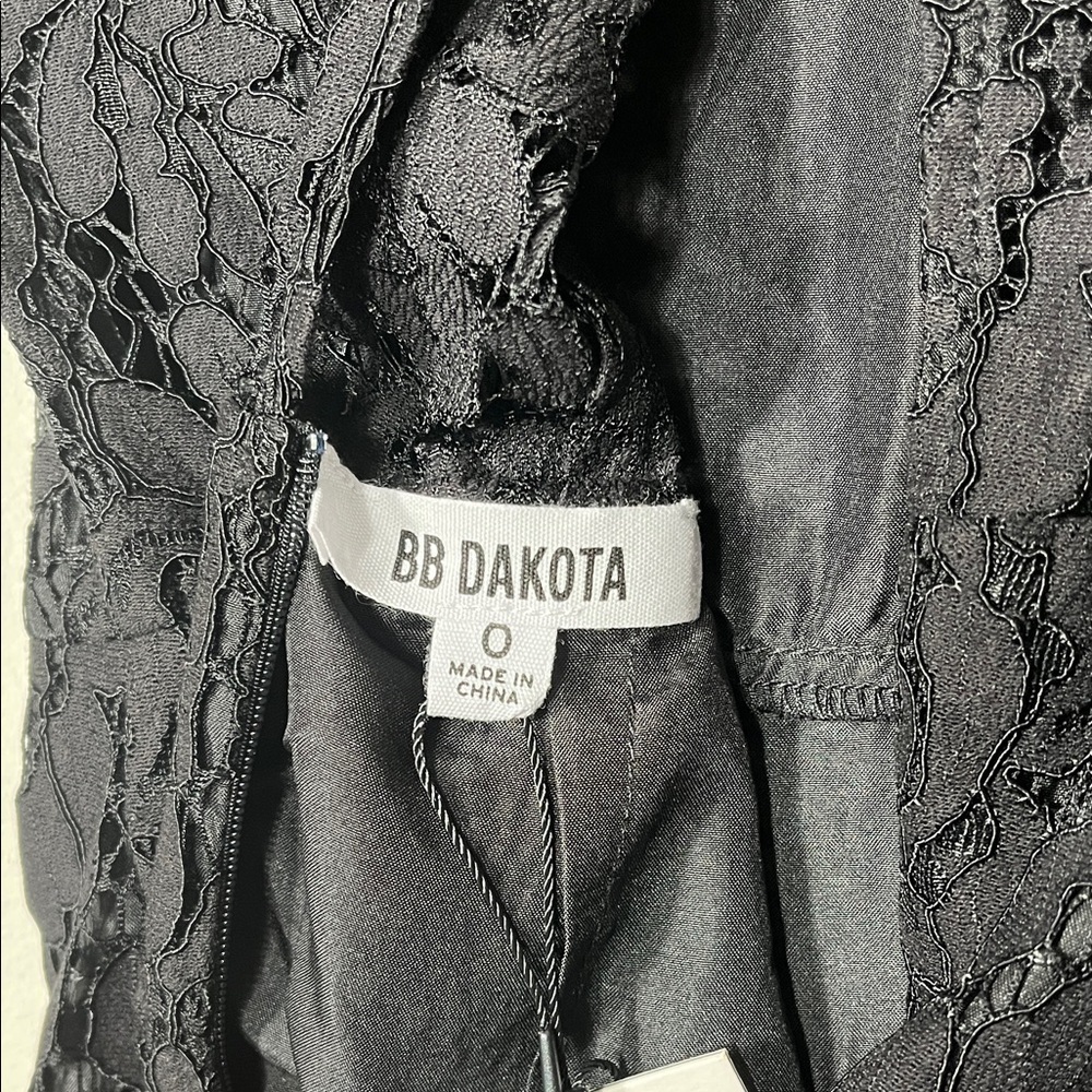 BB Dakota Black Lace Backless Dress - Picture 12 of 14